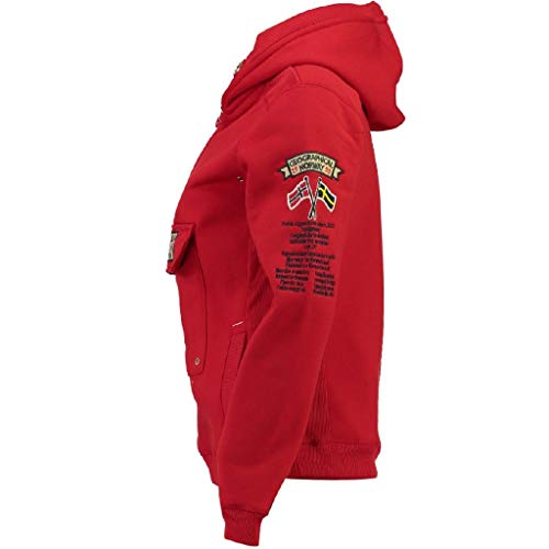 Geographical Norway Sudadera GYMCLASS DE NIÑO Y NIÑA Unisex Rojo Talla 14