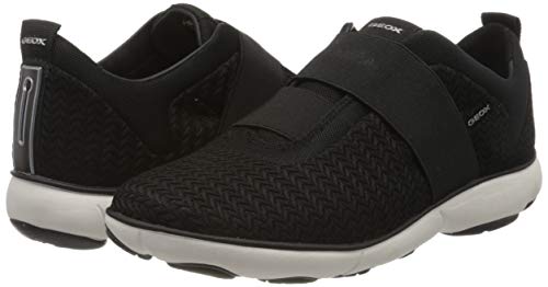 Geox D Nebula B, Zapatillas sin Cordones Mujer, Negro (Black C9997), 38 EU