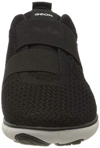 Geox D Nebula B, Zapatillas sin Cordones Mujer, Negro (Black C9997), 38 EU