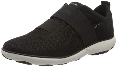 Geox D Nebula B, Zapatillas sin Cordones Mujer, Negro (Black C9997), 38 EU