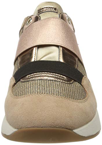 Geox D SUZZIE D, Zapatillas sin Cordones Mujer, Dorado (Dk Skin C8191), 38 EU Geox D SUZZIE D, Zapatillas sin Cordones Mujer, Dorado (Dk Skin C8191), 38 EU