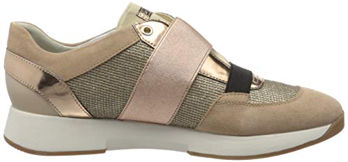 Geox D SUZZIE D, Zapatillas sin Cordones Mujer, Dorado (Dk Skin C8191), 38 EU Geox D SUZZIE D, Zapatillas sin Cordones Mujer, Dorado (Dk Skin C8191), 38 EU