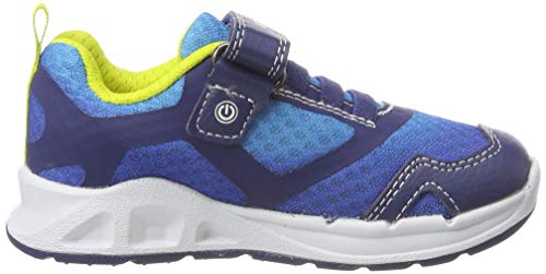 Geox J Dakin Boy A, Zapatillas Niños, Azul (Navy/Lime C0749), 30 EU