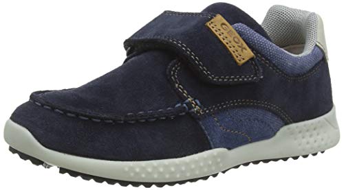 Geox J Snake.2 Boy A, Mocasines Niños, Azul (Navy/AVI O C0700), 33 EU