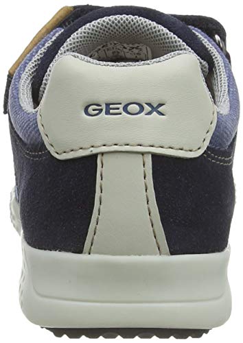 Geox J Snake.2 Boy A, Mocasines Niños, Azul (Navy/AVI O C0700), 33 EU