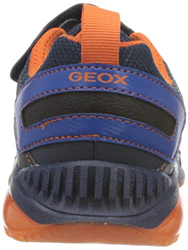 GEOX J SPAZIALE BOY A NAVY/ROYAL Boys' Trainers Low-Top Trainers size 33(EU)