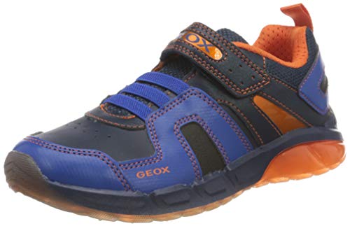 GEOX J SPAZIALE BOY A NAVY/ROYAL Boys' Trainers Low-Top Trainers size 33(EU)