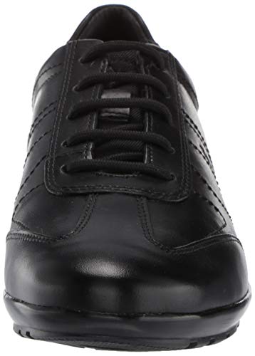 Geox UOMO Symbol B, Zapatos de Cordones Hombre, Negro, 41 EU