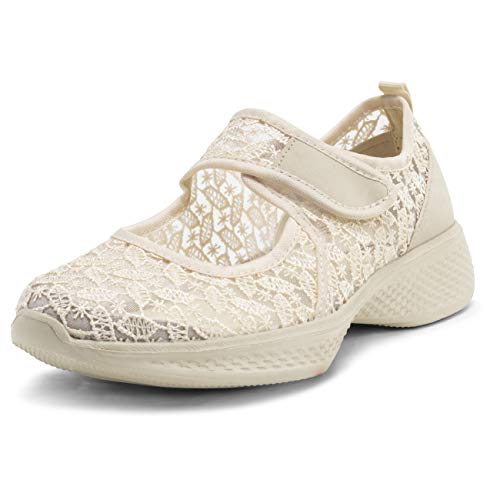 Get Fit Mujer Forma Mujer Mary Jane Yoga Acolchado Gimnasio Aptitud Ligera Entrenadoras - Desnuda - UK5/EU38 - BS0551 Get Fit Mujer Forma Mujer Mary Jane Yoga Acolchado Gimnasio Aptitud Ligera Entrenadoras - Desnuda - UK5/EU38 - BS0551