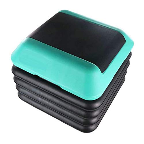 GHH Aerobic Step para Fitness Plataforma Step Fitness Ajustable en 4 Alturas 4"- 6" -8"-10" -12 ''Stepper Aeróbic y Cardio para Ejercicios Gimnasia en casa,Verde GHH Aerobic Step para Fitness Plataforma Step Fitness Ajustable en 4 Alturas 4"- 6" -8"-10" -12 ''Stepper Aeróbic y Cardio para Ejercicios Gimnasia en casa,Verde