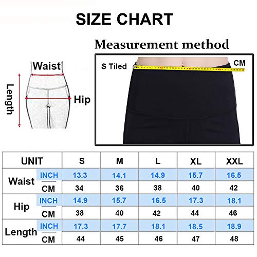 GIEADUN Pantalón Corto Deportivo para Mujer, Running Pantalones Cortos de Yoga Leggings con Bolsillo Lateral, Fitness Mallas Deportivas (Negro Oscuro, Medium) GIEADUN Pantalón Corto Deportivo para Mujer, Running Pantalones Cortos de Yoga Leggings con Bolsillo Lateral, Fitness Mallas Deportivas (Negro Oscuro, Medium)