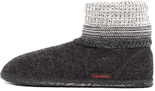 Giesswein Baumkirchen, Zapatillas Altas Unisex Adulto, Gris (Anthrazit), 37 EU