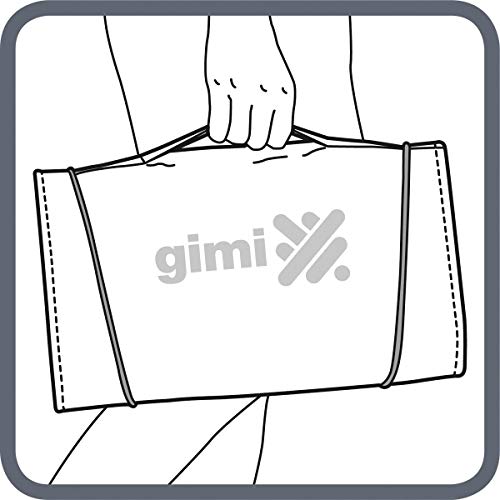 Gimi Brava Plus- Carro de la compra, con 2 ruedas, bolsa impermeable de poliéster, carro plegable, capacidad de 38 litros, beige, 45 x 30 x 7 cm Gimi Brava Plus- Carro de la compra, con 2 ruedas, bolsa impermeable de poliéster, carro plegable, capacidad de 38 litros, beige, 45 x 30 x 7 cm