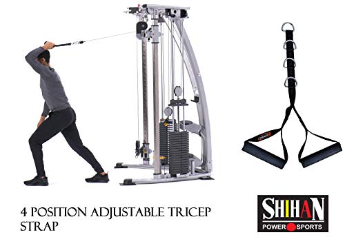 Gimnasio Estribo Doble Mango Ajustable Multi-Gym Accesorio Máquina 4-D Anillo Accesorio Máquina con Cuerda Ejercicio Cable Cross Over Manillar Tríceps Blaster Máquina Ejercicios Archivos Adjuntos