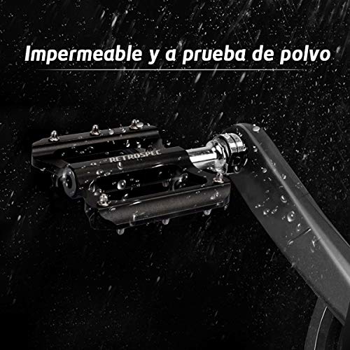 Gindoly Pedales Bicicleta de Montaña CNC de Aleación de Aluminio Ultraligero Ultra Eje Teniendo Sellado Pedales Tipo Universal para MTB y Carreras Carretera BMX Bicicleta y Más Gindoly Pedales Bicicleta de Montaña CNC de Aleación de Aluminio Ultraligero Ultra Eje Teniendo Sellado Pedales Tipo Universal para MTB y Carreras Carretera BMX Bicicleta y Más