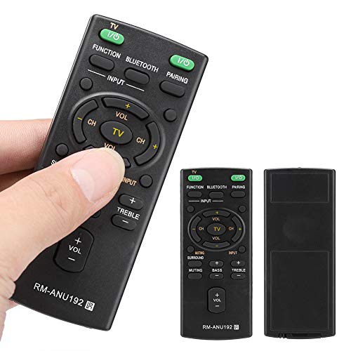 Giny Mando a Distancia de Repuesto en ABS, Negro, Ahorra energía y es ecológico, RM-ANU192, para Barra de Sonido Sony HT-CT60BT SACT60BT SS-WCT60 Giny Mando a Distancia de Repuesto en ABS, Negro, Ahorra energía y es ecológico, RM-ANU192, para Barra de Sonido Sony HT-CT60BT SACT60BT SS-WCT60