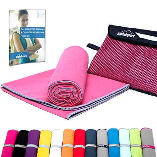 gipfelsport Toalla de Microfibra Fucsia 1x XS(50x30cm) sin Bolsillo gipfelsport Toalla de Microfibra Fucsia 1x XS(50x30cm) sin Bolsillo
