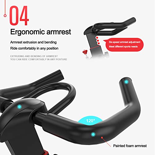 GJQ Bicicleta Estática De Interior, Bicicleta Estática con Asiento Y Manillar Ajustables, Monitor LCD, Silenciosa para El Entrenamiento De La Oficina En Casa. GJQ Bicicleta Estática De Interior, Bicicleta Estática con Asiento Y Manillar Ajustables, Monitor LCD, Silenciosa para El Entrenamiento De La Oficina En Casa.