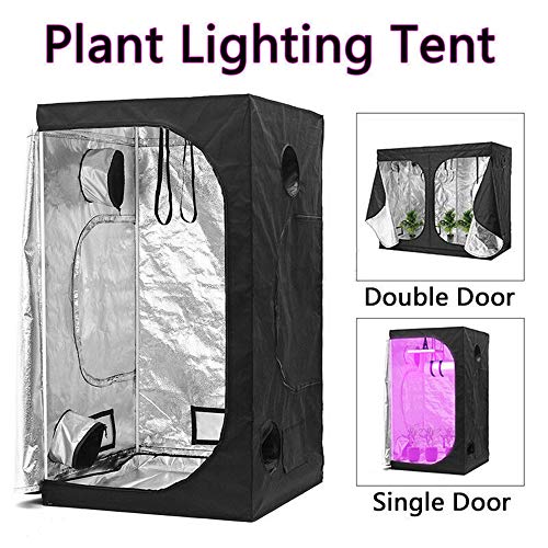 GJR-Zhiwushengzhang 1000W LED Grow Light Hydroponic Veg Flower Plant + Indoor Hydro Grow Tent Kit