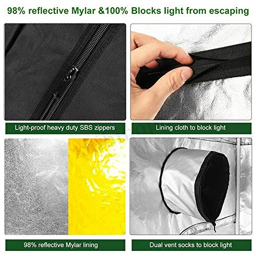 GJR-Zhiwushengzhang 1000W LED Grow Light Hydroponic Veg Flower Plant + Indoor Hydro Grow Tent Kit GJR-Zhiwushengzhang 1000W LED Grow Light Hydroponic Veg Flower Plant + Indoor Hydro Grow Tent Kit
