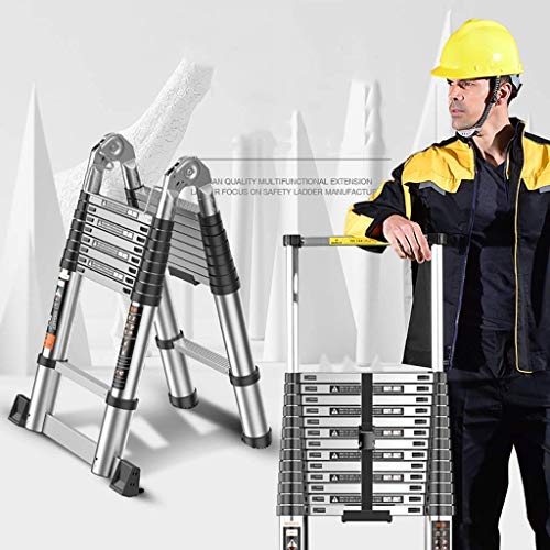 GJSN Escalera Telescópica, Escaleras Multifunción, Escalera de Ingeniería de Elevación Portátil Escaleras Rectas Escalera Plegable Multifunción con Engrosamiento,Los 5.2M,Los 5.2M GJSN Escalera Telescópica, Escaleras Multifunción, Escalera de Ingeniería de Elevación Portátil Escaleras Rectas Escalera Plegable Multifunción con Engrosamiento,Los 5.2M,Los 5.2M
