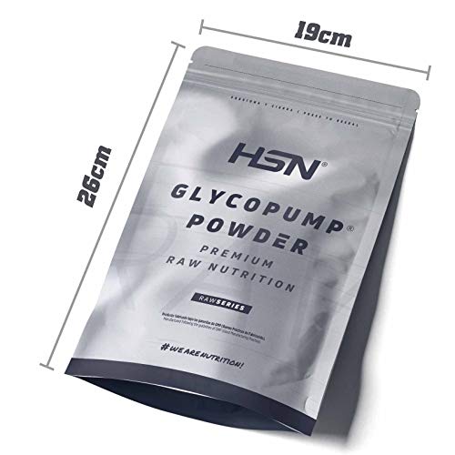Glicerol de HSN | Glycopump® Powder | 100% Puro en Polvo | Asegura la Hidratación en Deportes de Resistencia | Vegano, Sin Gluten, Sin Lactosa, Sabor Natural, 500 gr