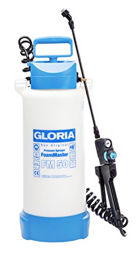 Gloria FoamMaster FM 50 pulverizador de presión para la aplicación de Espuma limpiadora, Blanco