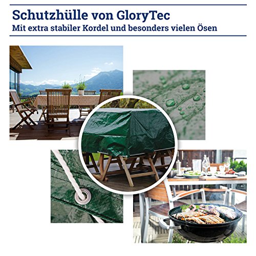 Glorytec Funda Muebles Jardin 250x210x90 - Funda Mesa Jardin de Agua, Protege contra el Viento y Las Condiciones climáticas Glorytec Funda Muebles Jardin 250x210x90 - Funda Mesa Jardin de Agua, Protege contra el Viento y Las Condiciones climáticas