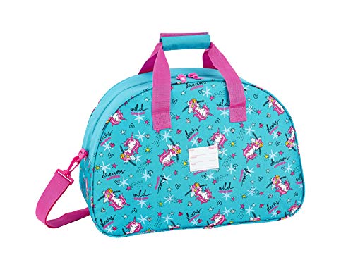 Glowlab dreams 711933219 - Bolsa deporte bolso de viaje, Azul, 48 cm