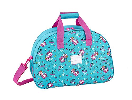 Glowlab dreams 711933219 - Bolsa deporte bolso de viaje, Azul, 48 cm