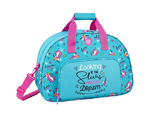 Glowlab dreams 711933219 - Bolsa deporte bolso de viaje, Azul, 48 cm