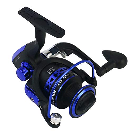 Gneric YMYGBH Carrete Pesca Spinning Serie 1000-7000 Carrete de la Pesca Plegable Rocker Spinning Pesca Rueda Derecha Izquierda de Giro del Carrete de Alambre de Metal Completa Loop