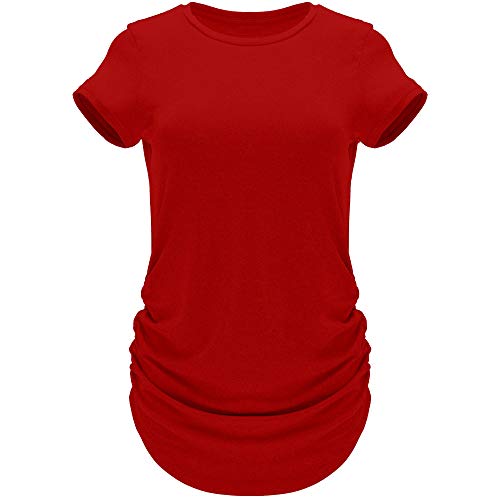 GO HEAVY Camiseta deportiva de manga larga para mujer, Mujer, Camisa de yoga, rojo, extra-large