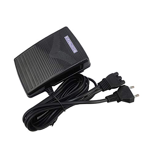 Gobesty Pedal de máquina de coser, Universal Controlador de velocidad variable de pedal de 200-240 V Compatible con muchos tipos - Enchufe de la UE Gobesty Pedal de máquina de coser, Universal Controlador de velocidad variable de pedal de 200-240 V Compatible con muchos tipos - Enchufe de la UE