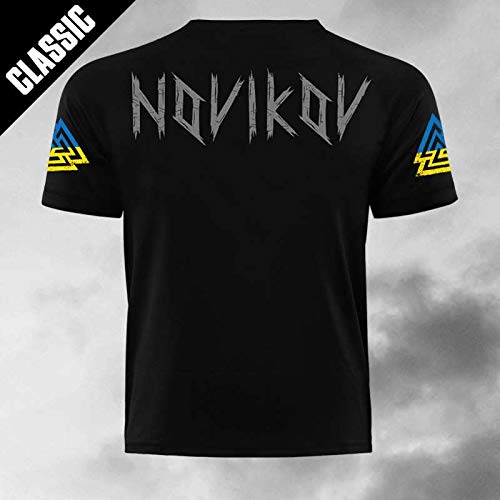 GODSRAGE - Kievan Rus Viking – Camiseta de manga corta, ropa deportiva, ropa de fitness – Classic Negro L GODSRAGE - Kievan Rus Viking – Camiseta de manga corta, ropa deportiva, ropa de fitness – Classic Negro L