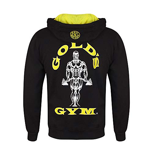 Gold´s Gym Ggswt007 Sudadera, Unisex Adulto, Negro, Small