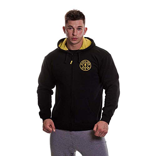 Gold´s Gym Ggswt007 Sudadera, Unisex Adulto, Negro, Small