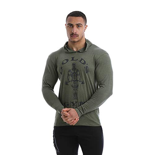 Gold´s Gym Ggtop009 Camiseta, Hombre, Army Marl, Medium