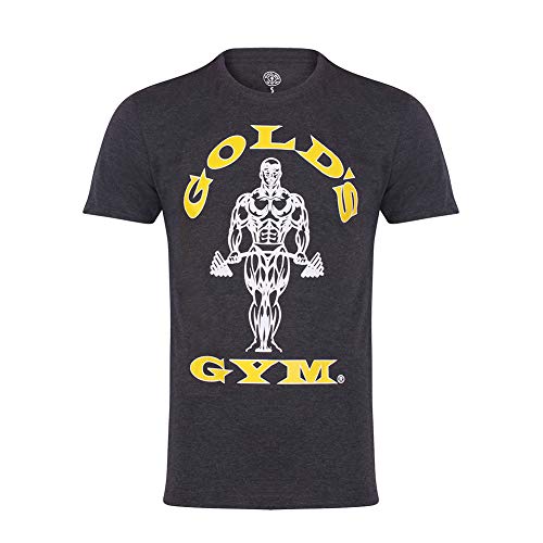 Gold´s Gym Ggts002 Camiseta, Hombre, Negro, Large