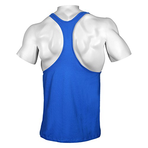 Gold´s Gym GGVST-003 Muscle Joe - Camiseta musculación para Hombre, Color Azul Royal, Talla L