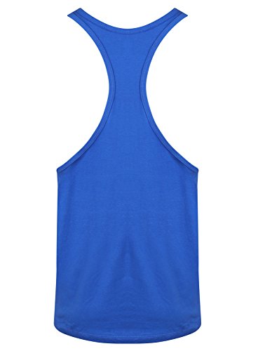Gold´s Gym GGVST-003 Muscle Joe - Camiseta musculación para Hombre, Color Azul Royal, Talla L