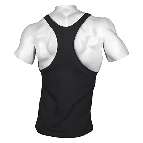 Gold´s Gym GGVST-003 Muscle Joe - Camiseta musculación para Hombre, Color Negro, Talla M