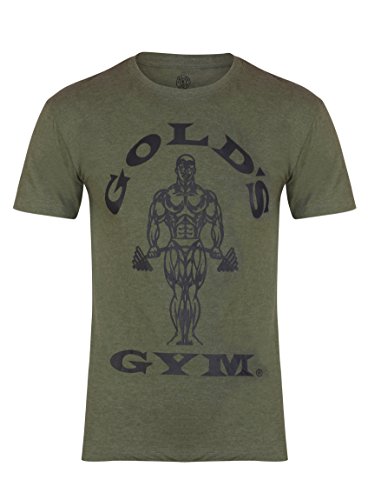 Goldsgym Muscle Joe T-Shirt - Camiseta de manca corta, color verde, talla S