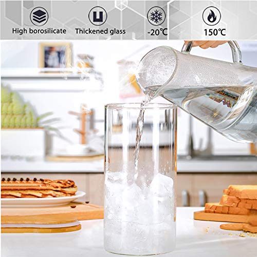 GoMaihe Tarro de Vidrio de Almacenamiento 4Pcs, Tarros de Cristal para Conservas Envases Cristal Alimentos, Tarro de Granos de Café Recipiente Hermetico Tarros de Cristal con Tapa, 1.2L