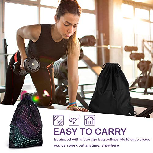 Gomas Elasticas Fitness, Bandas de Resistencia Antideslizante Elasticas Bandas Cintas Elásticas para Ejercicios de Gluteos, Cadera, Piernas y Brazos, Yoga, Pilates, Fitness, Crossfit (Medium)