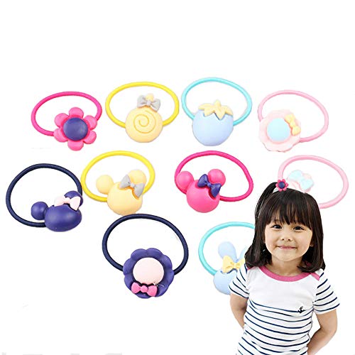 Gomas pelo niña,Lazos de Pelo,Goma de Pelo Banda Elástica,Cuerda Banda Para Niñas Pequeñas Niños,Hairband Elástico Del Pelo(40PCS)