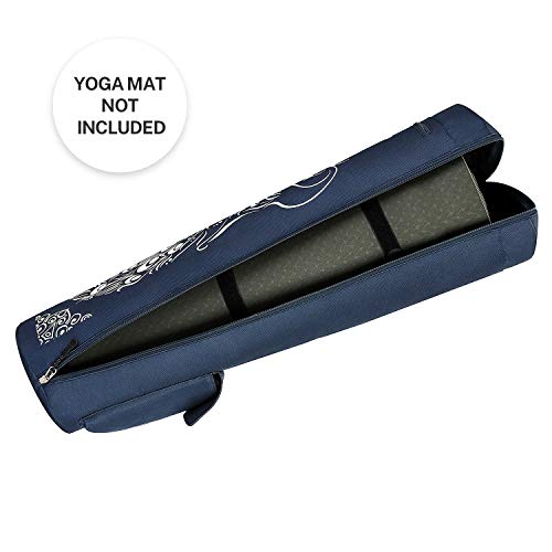 Gonex Bolsa para Colchoneta de Yoga, Funda Esterilla Yoga Ejercicios Fitness Duradera Tela Oxford Impermeable con 2 Bolsillos de Carga, Correa de Hombro Ajustable Extra Ancha Portátil (Azul) Gonex Bolsa para Colchoneta de Yoga, Funda Esterilla Yoga Ejercicios Fitness Duradera Tela Oxford Impermeable con 2 Bolsillos de Carga, Correa de Hombro Ajustable Extra Ancha Portátil (Azul)