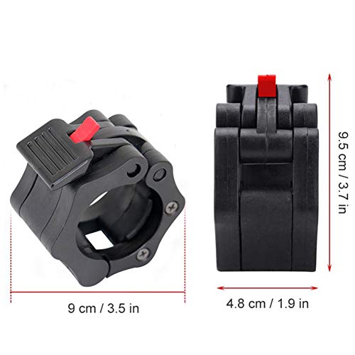 GOODGDN Barbell Barra Olímpica con Bloqueo para Fitness,Par de topes para Barra olímpica - Abrazadera para Halterofilia Crossfit con Bloqueo de 50MM,Mancuernas (1 par) GOODGDN Barbell Barra Olímpica con Bloqueo para Fitness,Par de topes para Barra olímpica - Abrazadera para Halterofilia Crossfit con Bloqueo de 50MM,Mancuernas (1 par)