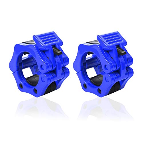 GOODGDN Barbell Barra Olímpica con Bloqueo para Fitness,Par de topes para Barra olímpica - Abrazadera para Halterofilia Crossfit con Bloqueo de 50MM,Mancuernas (1 par) GOODGDN Barbell Barra Olímpica con Bloqueo para Fitness,Par de topes para Barra olímpica - Abrazadera para Halterofilia Crossfit con Bloqueo de 50MM,Mancuernas (1 par)