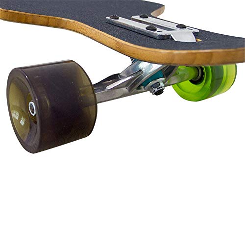 Goodvk Aprenda práctica y Trucos de Tierra en Poco Tiempo Longboards monopatín monopatín Completo estándar con Deportes al Aire Libre for los Adolescentes (Color : 02, tamaño : 99x25cm)